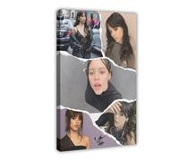 MHFDC Actress Jenna Ortega Canvas Poster Frame-style 12x18inch(30x45cm)
