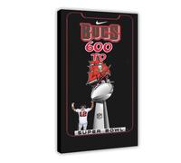 MHFDC Sports Star And Rugby Player Tom Brady (1) Canvas Poster Wall Art Decor Print Picture Paintings for Living Room Bedroom Decoration 12x18inch(30x45cm)