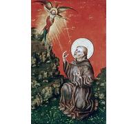 MHFFDYIV Famous Illustration Wall Art Poster Artwork St Receiving the Stigmata by Stephan Lochner Poster Print for Hallway Decor 60x90cm