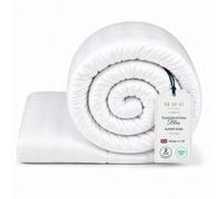 MHG Living 1.5 Tog Summer Duvet - Lightweight Striped Microfibre Duvet, Breathable & Hypoallergenic - Super King