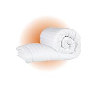 MHG Living 10.5 Tog All Season Duvet - King (230x220cm) Medium Warmth Quilt for Year-Round Comfort - Soft Stripe Microfibre - Hypoallergenic Hollowfibre Filling - Machine Washable Bedding