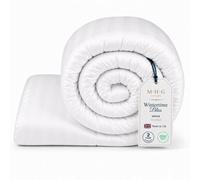 MHG Living 13.5 Tog Winter Duvet - Hotel Quality Striped Microfibre Duvet, Breathable & Hypoallergenic - Single