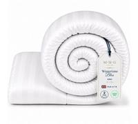 MHG Living 15 Tog Winter Duvet - Hotel Quality Striped Microfibre Duvet, Breathable & Hypoallergenic - King