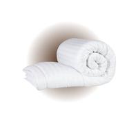 MHG Living 15 Tog Winter Duvet - Hypoallergenic Stripe Microfibre, Soft, Breathable & Machine Washable - Single