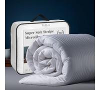 MHG Living 3 Tog Summer Duvet - Lightweight Striped Microfibre Duvet, Breathable & Hypoallergenic