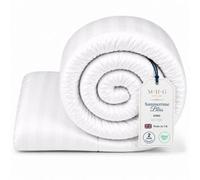 MHG Living 4.5 Tog Summer Duvet - Lightweight Striped Microfibre Duvet, Breathable & Hypoallergenic