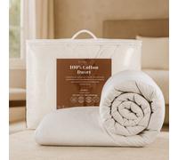 MHG Living 7.5 Tog Hotel Quality Spring/autumn Duvet - 100% Cotton, Soft, Breathable & Hypoallergenic - Double
