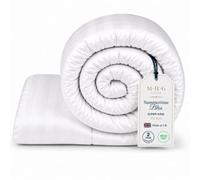 MHG Living 7.5 Tog Summer Duvet - Lightweight Striped Microfibre Duvet, Breathable & Hypoallergenic - Super King