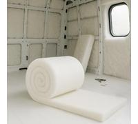 MHG Living Campervan Insulation Roll - 4M x 370mm x 110mm - Itch-Free Thermal Polyester - Moisture Resistant, Eco-Friendly Loft, Roof & Wall Insulation for Vans, Sheds & Homes