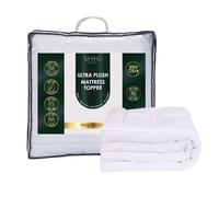 MHG Living Cool Touch King Mattress Topper 150x200cm - 5cm Thick Quilted Foam, Hypoallergenic & Breathable with Corner Straps - Soft Bed Topper for Sofa Bed & Caravan