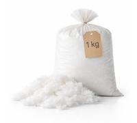 MHG Living Premium Polyester Fibre Filling - Lightweight Hollowfibre Stuffing For Toys, Cushions, Quilts & Pillows (1Kg)