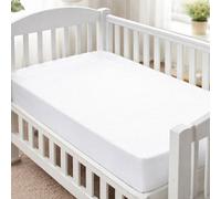 MHG Living Premium Waterproof Cot Mattress Protector - Brushed Cotton, Soft & Breathable, Fits 140 X 70Cm