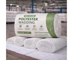 MHG Textiles Premium Wadding Roll for Quilting, Crafts, Upholstery & Sewing - 10 Metres Length, 4oz - 27” Wide - Hypoallergenic Recycled Polyester - Soft, Durable, Washable - Multi-Use Padding