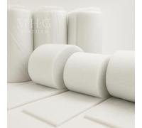 MHG Textiles Premium Wadding Roll for Quilting, Crafts, Upholstery & Sewing - 4 Metres Length, 6oz/200gsm - 54” Wide - Hypoallergenic Recycled Polyester - Soft, Durable, Washable - Multi-Use Padding