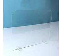 MHGLOVES Clear Reception Protective Sneeze Guard Panel, Sneeze Guard Shield for Counter And Desk, Portable Clear Barrier for Business And Customer Safety,12 Sizes,30x40cm