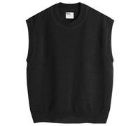 MHL by Margaret Howell Men's Block Stripe Slipover Vest Black/Olive