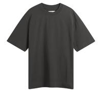 MHL by Margaret Howell Men's Flatlock Crew T-Shirt Black Green Large