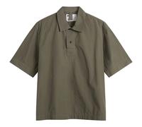 MHL by Margaret Howell Men's Offset Placket Polo Mole