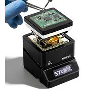 MHP30 Soldering Hot Plate, Microcomputer Electric Preheating Station with 30X30mm Heating Table, 60W Mini Preheater for Soldering Welding