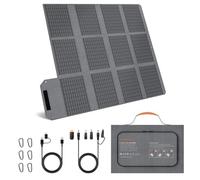 MHPOWOS 120W Portable Solar Panel 19V Foldable Solar Charger IP65Waterproof | With USB C, USB A and DC Outputs, Dustproof, for Portable Power Station, iPhone, iPad, Camping, Hiking, Outdoor Travel
