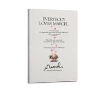 MHSSGHG Marcel The Shell with Shoes On Poster Print Wall Room Decoration Art Decoration Canvas Poster Aesthetic Poster for Bedroom Living Room Wall08x12inch(20x30cm) Frame-style