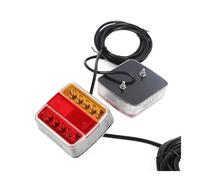 MHTGD Car Rear Lights Rear Towing Tail Light Trailer Universal Brake Stop Lamp License Number Plate Reflector