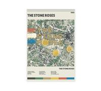MHTHFD The Stone Roses - Retro Music Canvas Poster Wall Art Decor Print Picture Paintings for Living Room Bedroom Decoration 20x30inch(50x75cm)