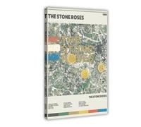MHTHFD The Stone Roses - Retro Music Canvas Poster Wall Art Decor Print Picture Paintings for Living Room Bedroom Decoration 08x12inch(20x30cm)