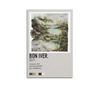 MHUYGGU Bon Iver Album Poster Decorative Canvas Poster Wall Art Decor Living Modern Family Bedroom Decoration Poster 12x18inch(30x45cm) Unframe-style