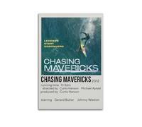 MHUYGGU Chasing Mavericks Poster Decorative Canvas Poster Wall Art Decor Living Modern Family Bedroom Decoration Poster 12x18inch(30x45cm) Unframe-style