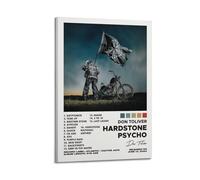 MHUYGGU Don Toliver Album Hardstone Psycho Poster Decorative Canvas Poster Wall Art Decor Living Modern Family Bedroom Decoration Poster 12x18inch(30x45cm) Frame-style