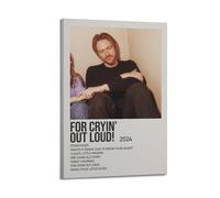 MHUYGGU Finneas Album For Cryin' Out Loud! Poster Decorative Canvas Poster Wall Art Decor Living Modern Family Bedroom Decoration Poster 08x12inch(20x30cm) Frame-style