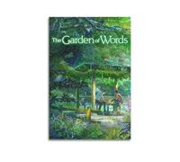 MHUYGGU The Garden of Words Poster Decorative Canvas Poster Wall Art Decor Living Modern Family Bedroom Decoration Poster 12x18inch(30x45cm) Unframe-style