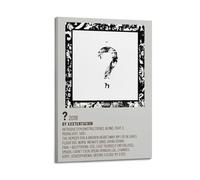 MHUYGGU XXXTentacion Album Poster Decorative Canvas Poster Wall Art Decor Living Modern Family Bedroom Decoration Poster 12x18inch(30x45cm) Frame-style