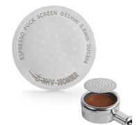 MHW-3BOMBER 51mm Espresso Puck Screen Metal Coffee Filter Reusable Espresso Filters for 51mm Portafilter Basket 0.8mm Thickness FG5580S-OS