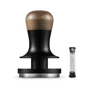 MHW 3BOMBER 58.35mm Espresso Tamper, 30lbs Replacement Springs Calibrated Tamper with Sound Feedback MHW 3BOMBER Flat Base (58mm)