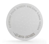 MHW-3BOMBER 58.5 mm Espresso Puck Sieve Metal Coffee Filter Reusable Espresso Filter for 58 mm Portafilter 0.8 mm Thickness FG5590, FG55#DE1