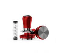 MHW-3BOMBER 58.5mm Espresso Coffee Tamper with 3 Spring Loaded Calibrated,30lb Constant Pressure with Sound Feedback,Tamper Tool for 58mm Portafilter, Flowlight Collection Scorching Red T7033R-OS