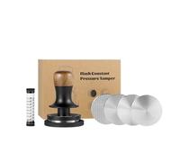 MHW-3BOMBER 58 mm Coffee Tamper with Three Spring-Loaded Constant Pressure 30 lbs 58 mm Espresso Masher with Sound Feedback Espresso Masher Kit T6075T