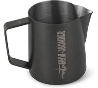 MHW-3BOMBER Espresso Steaming Pitcher Milk Frothing Pitcher Stainless Steel Milk Coffee Cappuccino Latte Art Barista Cup 16.9oz/500ml (Matte Black) P5032B-OS