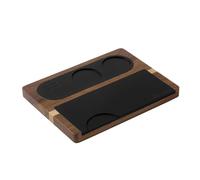MHW-3BOMBER Espresso Tamping Station 51 53 54 58mm Espresso Accessories Station Tamper Holder Station Detachable Silicone Coffee Tamper Mat TS5151