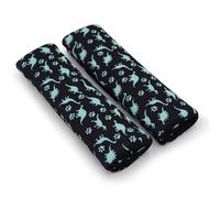 MHwan Seat Belt Pads, 2 Pcs Cute Dinosaur World Seatbelt Covers Kids, Breathable and skin-friendly seat belt covers, wear-resistant and durable, Protect childrens shoulders and neck seatbelt pad