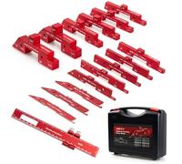 MHY 15 PCs 6061-T651 Aluminum Table Setup Blocks for Woodworking |Height, Depth, Angle & Fence Alignment Gauge Set with Laser-Marked and Durable Storage Case