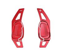MHYESA Car Steering Wheel Paddle Extension Shifter for A5 for S3 for S5 for S6 for SQ5 for RS3 for RS6 for RS7 2015 2016 Shift Paddle(Red)