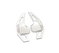 MHYESA Car Steering Wheel Shift Paddles Extension Shifters Stickers for BMW for 3 for 4 for 5 for 6 for Series for F10 for F30 for I8 Shift Paddle(Silver)