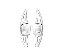 MHYESA for MK2 for Variant for Golf7 for Alltrack for Amarok for Passat Car Steering Wheel Shift Paddles Shifter Extension Shift Paddle(Silver)