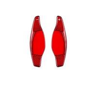 MHYESA Paddle Shifter Cover Extensions for A3 RS3 A4 B9 S4 A5 RS6 R8 A6 A7 Q3 A8 Q5 S5 Q7 S6 TT S7 TTS S8 Carbon Fiber Steering Wheel Shift Paddle Extension(A Fiberglass Red)