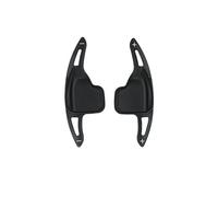 MHYESA Paddle Shifter Cover Extensions for BMW F30 F31 F32 F10 F20 F22 F15 F16 X1 X3 X4 X5 X6 2Pcs Aluminum Car Steering Wheel Shift Paddle Shifter Extension(Black)
