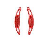 MHYESA Paddle Shifter Cover Extensions for Camry Corolla RAV4 Avalon 2019 2020 2021 2022 2Pcs ABS Paddle Shifter Steering Wheel Auto Parts(Carbon Red)