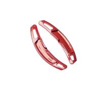 MHYESA Paddle Shifter Cover Extensions for Panamera Cayenne Carrera 911 718 991 Spyder 918 Cayman Gear Extend Shifters Car Steering Wheel Shift Paddle(Red Carbon Pattern)